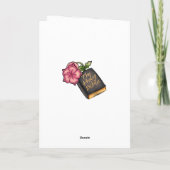 Vintage afrikanische amerikanische feiertagskarte (Rückseite)