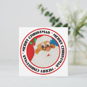 Vintage afrikanische feiertagskarte (Stehend Vorderseite)