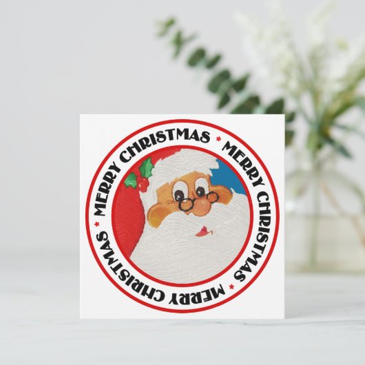 Vintage afrikanische feiertagskarte (Stehend Vorderseite)