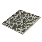 Vintage afrikanische Lily-Blume Fliese (Seite)