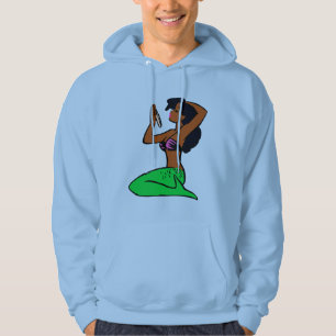 vintage afrikanische Meerjungfrau Hoodie