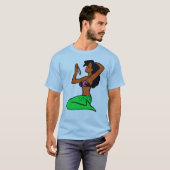Vintage afrikanische Meerjungfrau T-Shirt (Vorne ganz)