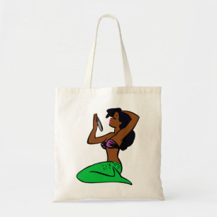 vintage afrikanische Meerjungfrau Tragetasche