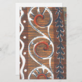 Vintage afrikanische Motist Art Print Briefpapier (Vorne/Hinten)