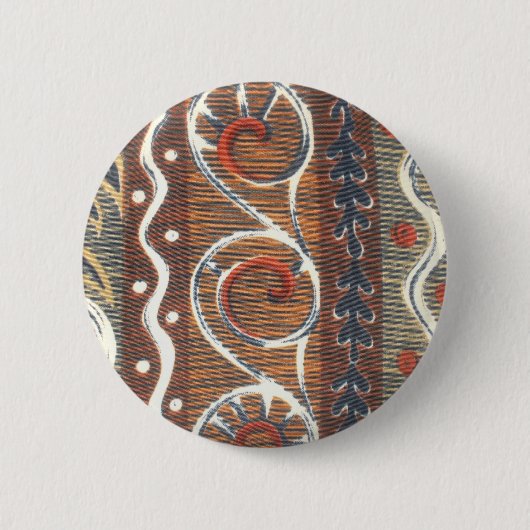 Vintage afrikanische Motist Art Print Button (Vorderseite)