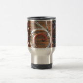 Vintage afrikanische Motist Art Print Reisebecher (Mittel)