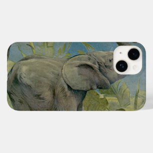 Vintage Afrikanischer Elefant im Dschungel, EJ Det Case-Mate iPhone Hülle