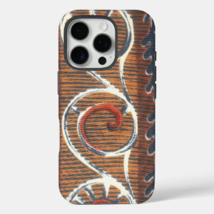 Vintage afrikanisches Motiv Kunstprint iPhone 16 Pro Hülle