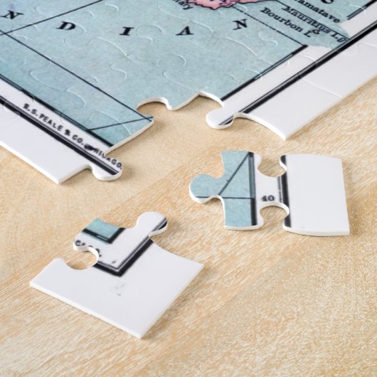 Vintage Afrikastraße Puzzle (Seite)