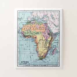 Vintage Afrikastraße Puzzle
