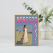 Vintage Agadir Postkarte (Stehend Vorderseite)