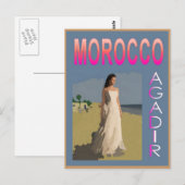 Vintage Agadir Postkarte (Vorne/Hinten)