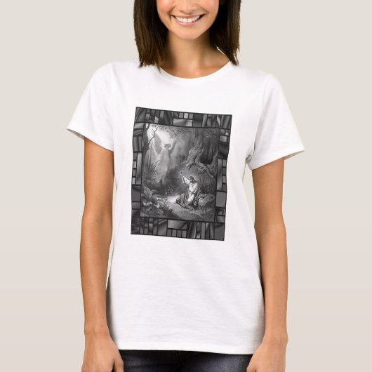 Vintage Agonie im Garten Religiöse Kunst T-Shirt (Vorderseite)