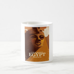 Vintage-Ägypten-Urlaubsposter Kaffeetasse