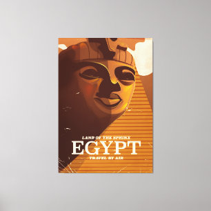 Vintage-Ägypten-Urlaubsposter Leinwanddruck