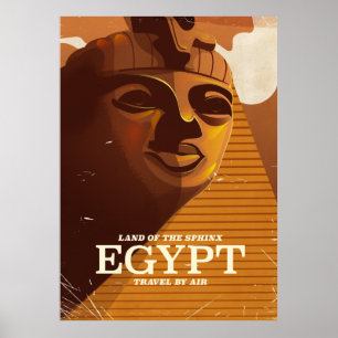 Vintage-Ägypten-Urlaubsposter Poster