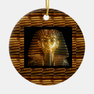 VINTAGE ägyptische Idol-Kunst: PYRAMIDEN von ALTEM Keramikornament