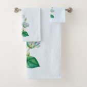 Vintage ägyptische Lotus-Blume Badhandtuch Set (Insitu)