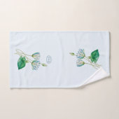 Vintage ägyptische Lotus-Blume Badhandtuch Set (Handtuch)