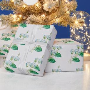 Vintage ägyptische Lotus-Blume Geschenkpapier