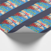 Vintage ägyptische Luftreisewerbung Geschenkpapier (Ecke)