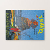 Vintage ägyptische Luftreisewerbung Puzzle (Horizontal)