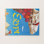 Vintage ägyptische Luftreisewerbung Puzzle (Horizontal)