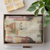 Vintage ägyptische Mann Frau Collage Dekoupage Seidenpapier (Geschenk)