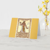 Vintage Ägyptische Reisekarte Karte (Gelbe Blume)