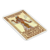 Vintage Ägyptische Reisekarte Magnet (Rechte Seite)