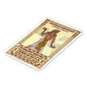 Vintage Ägyptische Reisekarte Magnet (Linke Seite)