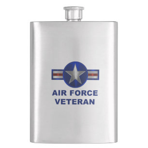 Vintage Air Force Gedenkstück für Veteranen Flachmann