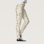 Vintage-Airmail-Abenteuer (3) Leggings (Rechts)