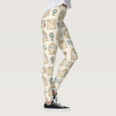 Vintage-Airmail-Abenteuer (4) Leggings (Rechts)