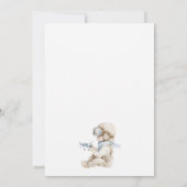 Vintage Airplane Aviator Pilot 1st Birthday Einladung (Rückseite)