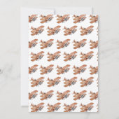 Vintage Airplane-Baby-Dusche Einladung (Rückseite)