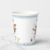 Vintage Airplane Boy Travel Baby Dusche Pappbecher (Rechts)