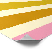 Vintage Airplane Cessna Retro Sunset Custom Poster (Ecke)