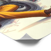 Vintage Airplane Pin-up Poster (Ecke)