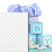 Vintage Airplane Rainbow Clouds Boy Baby Shower Einladung