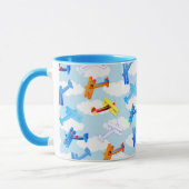Vintage Airplane Tasse (Links)