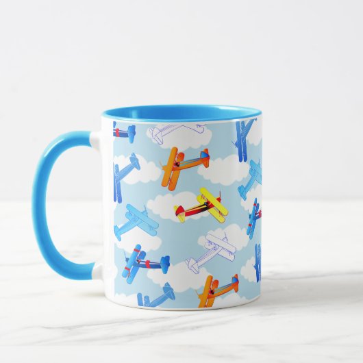 Vintage Airplane Tasse (Links)