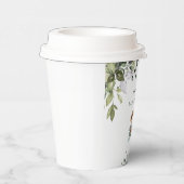 Vintage Airplane Teddy Bear Baby Shower Pappbecher (Rechts)