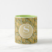 Vintage-Akazienmuster Tasse (Zentrum)
