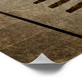 Vintage Akkordeon Poster (Ecke)