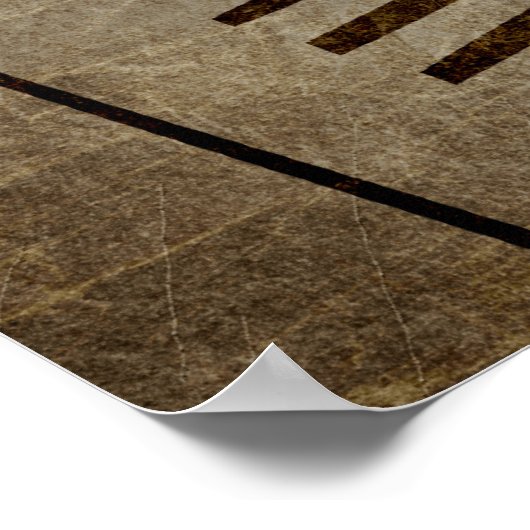 Vintage Akkordeon Poster (Ecke)