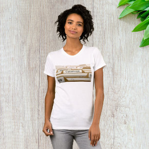 Vintage Aktenordner-Kataloge Tab-Organisation T-Shirt