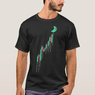Vintage Aktienkarte für Frauen bei Crypto Trading  T-Shirt