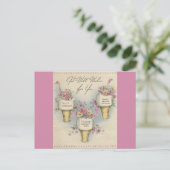 Vintage Aktionskörbe 2 Postkarte (Stehend Vorderseite)