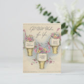 Vintage Aktionskörbe 2 Postkarte (Stehend Vorderseite)